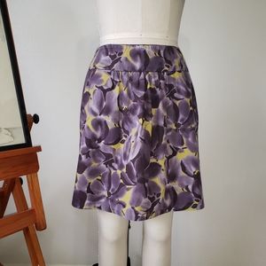 J.CREW floral skirt